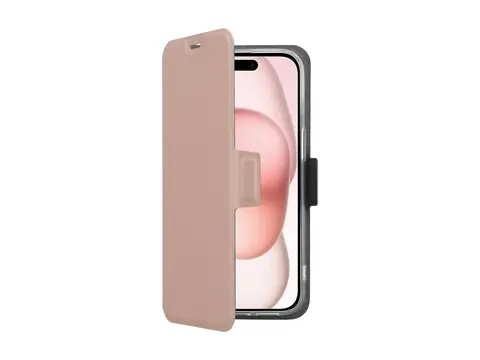 Screenor Clever - Lommebok for mobiltelefon MagSafe-samsvar - økolær, termoplast-polyuretan (TPU) - rosa - for Apple iPhone 16
