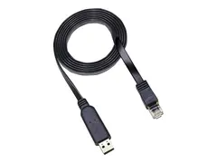 HPE Aruba - Nettverkskabel - USB (hann) rett til RJ-45 (hann) rett USB 2.0 - svart - for HPE Aruba 6000 48G Class4 PoE 4SFP 370W Switch