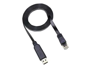 HPE Aruba - Nettverkskabel - USB (hann) rett til RJ-45 (hann) rett USB 2.0 - svart - for HPE Aruba 6000 48G Class4 PoE 4SFP 370W Switch