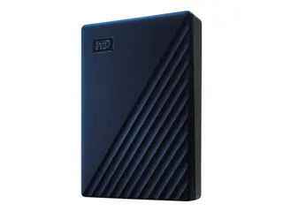 WD My Passport for Mac WDBA2F0040BBL - Harddisk kryptert - 4 TB - ekstern (bærbar) - USB 3.2 Gen 1 - 256-bit AES - midnattsblå