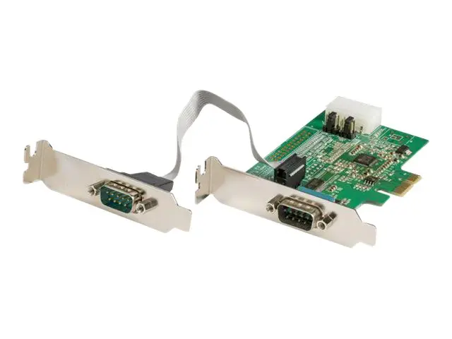 StarTech.com 2-port PCI Express RS232 Serial Adapter Card, PCIe RS...