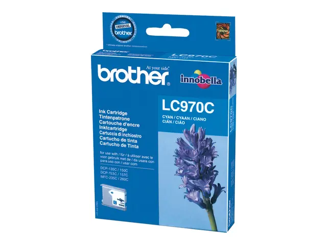 Brother LC970C - Cyan - original - blekkpatron - for Brother DCP-1...
