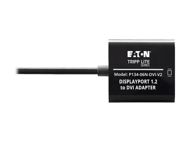 Eaton Tripp Lite Series 6in DisplayPort to DVI Adapter Active Conv...