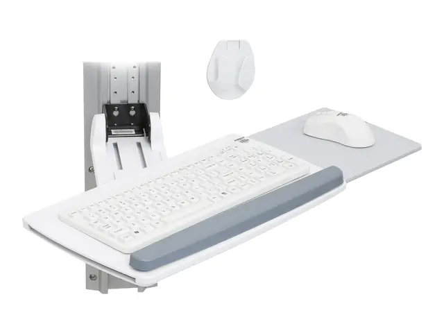 Ergotron Neo-Flex - Tastatur/mus-plattform utskyvning veggmonterba...