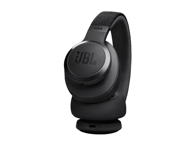 JBL LIVE 770NC - Hodetelefoner med mikrofon - full størrelse - Blu...