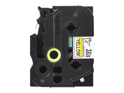 Brother TZe-SL661 - Selv-adhesiv - svart på gult - Rull (3,6 cm x ...