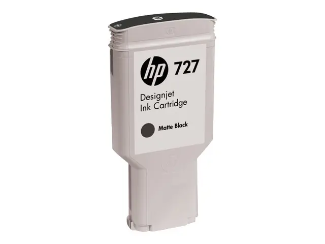 HP 727 - 300 ml - høykapasitets - matt svart - original - DesignJe...