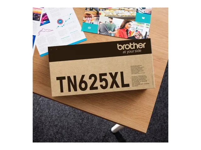 Brother TN625XLY - Høykapasitets gul original boks tonerpatron for...