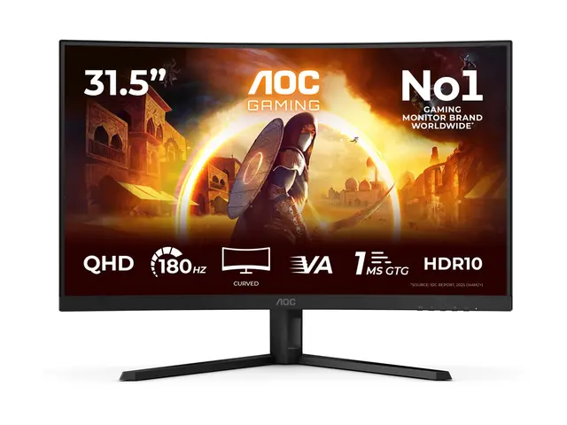 AOC Gaming CQ32G4VE - G4 Series LED-skjerm gaming kurvet 32" (31.5...