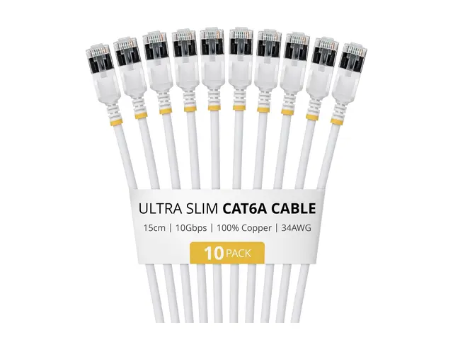 Startech - Koblingskabel - RJ-45 (hann) til RJ-45 (hann) - 15 cm -...