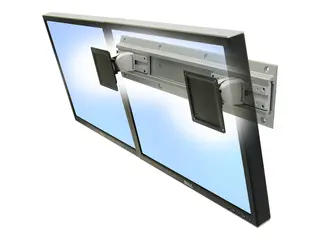 Ergotron Neo-Flex - Monteringssett (2 svingtapper, veggspor 26", 2 stativmonteringsbraketter) lav profil - for 2 LCD-skjermer - grå, svart - skjermstørrelse: inntil 24" - veggmonterbar
