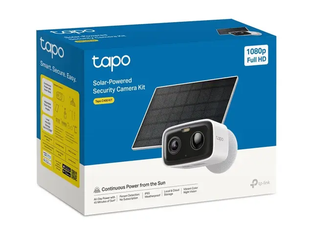 Tapo C400 KIT V2.6 - Solar-Powered Security Camera Kit nettverksov...