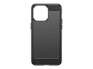Insmat C&amp;S Style - Baksidedeksel for mobiltelefon kullstoff-fiber - for Apple iPhone 15 Pro Max