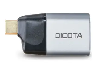 DICOTA - Video adapter - USB-C (hann) til DisplayPort (hunn) USB Power Delivery (100 W) - sølv
