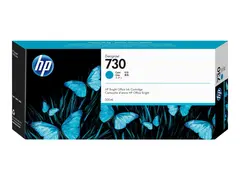HP 730 - 300 ml - h&#248;ykapasitets cyan - original - DesignJet - blekkpatron - for DesignJet SD Pro MFP, T1600, T1600dr, T1700, T1700dr, T1708, T1708dr, T2600, T2600dr