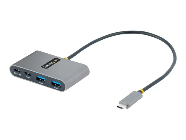 StarTech.com 4-Port USB-C Hub with 100W Power Delivery Pass-Throug...