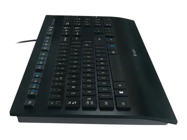 Logitech Corded K280e - Tastatur - USB - US International