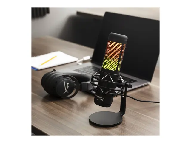 HyperX QuadCast S - Mikrofon USB grå, svart for Victus by HP Lapto...