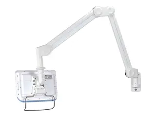 Neomounts FPMA-HAW200 - Brakett - full bevegelse for LCD-skjerm - medisinsk - hvit - skjermstørrelse: 10"-27" - veggmonterbar