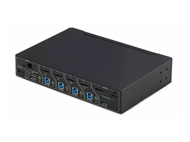 Startech - KVM / lyd USB-svitsj 4 x KVM/lyd/USB 1 lokalbruker stas...