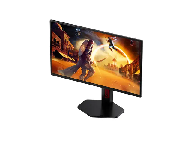 AOC Gaming 25G4ZR - G4 Series - LED-skjerm gaming - 25" (24.5" synlig) - 1920 x 1080 Full HD @ 240 Hz - Fast IPS - 300 cd/m² - 1000:1 - HDR10 - 0.5 ms - 2xHDMI, DisplayPort - svart, rød 