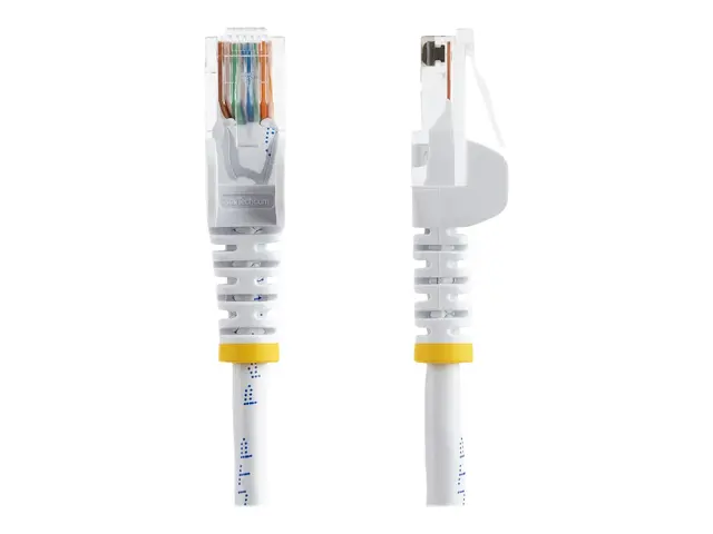 StarTech.com 1m White Cat5e / Cat 5 Snagless Patch Cable - Kobling...