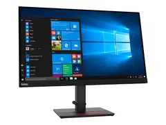 Lenovo ThinkVision T27q-20 - LED-skjerm 27&quot; - 2560 x 1440 QHD @ 60 Hz - IPS - 350 cd/m&#178; - 1000:1 - 4 ms - HDMI, DisplayPort - ravnsort - for ThinkPad P15 Gen 2 20YQ