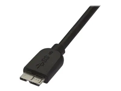 StarTech.com 15cm 6in Short Slim USB 3.0 A to Micro B Cable M/M - ...