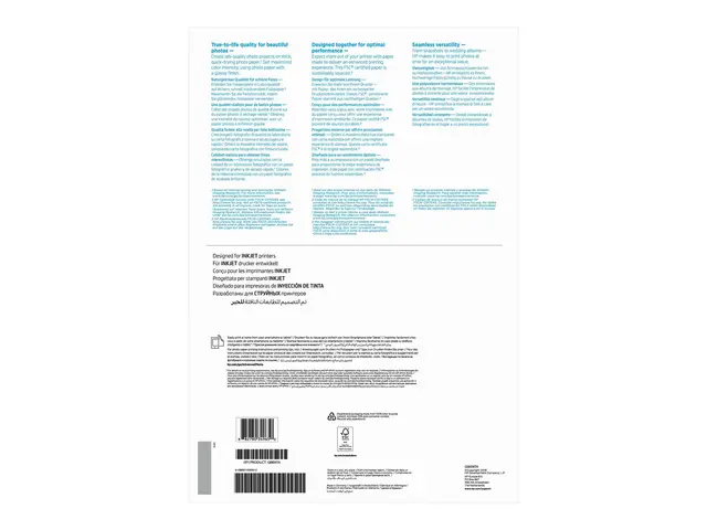 HP Advanced Photo Paper - Blank - A3 (297 x 420 mm) - 250 g/m² - 2...