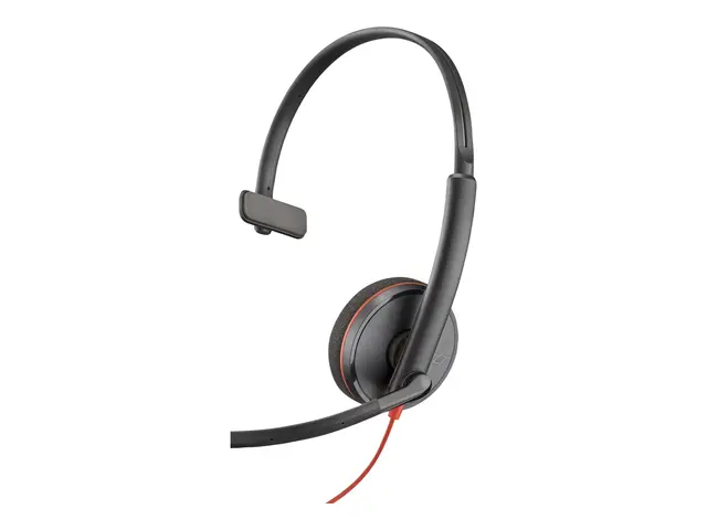 Poly Blackwire 3210 - 3200 Series hodesett on-ear kablet USB-C sva...