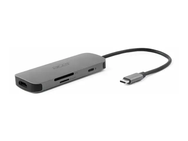 Acer 7-In-1 Type-C Dongle - dokkingstasjon USB-C HDMI