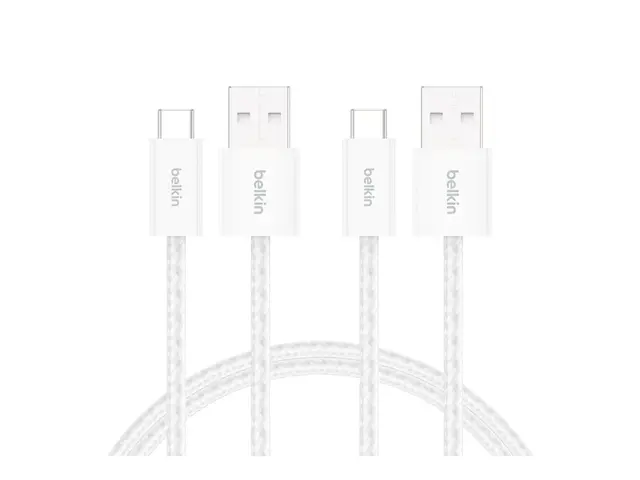 Belkin BoostCharge - USB-kabel USB (hann) til USB-C 1.5 m flettet ...