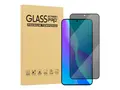 iiglo screenPro+ - Skjermbeskyttelse for mobiltelefon 3D - glass - med personvernsfilter - rammefarge svart - for Samsung Galaxy S25