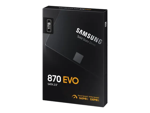 Samsung 870 EVO MZ-77E1T0B - SSD kryptert 1 TB intern 2.5" SATA 6G...