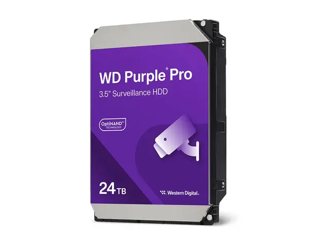 WD Purple Pro WD241PURP - Harddisk 24 TB overvåking, smartvideo in...