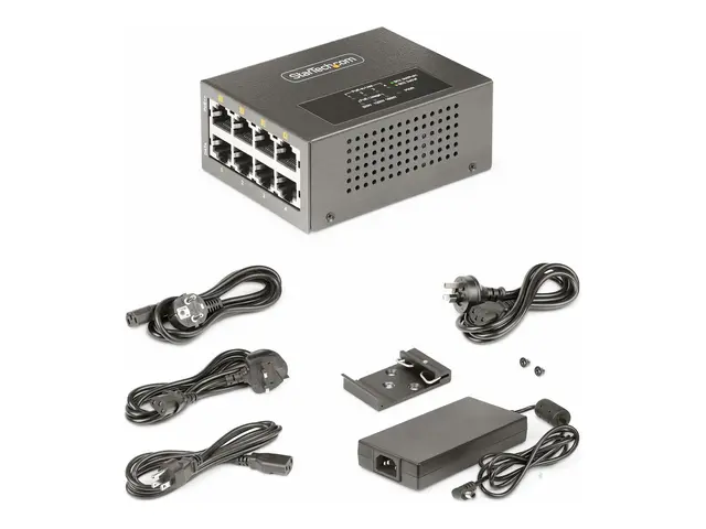 StarTech 4-Port Multi-Gigabit PoE++ Injector, 5/2.5G Ethernet (NBA...