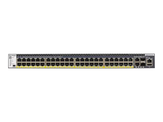 NETGEAR M4300-52G-PoE+ - Switch - L3 - Styrt - 2 x 10/100/1000/100...