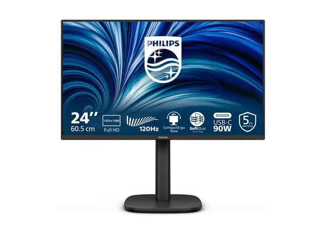 Philips 24B2U3301 - 3000 Series LED-skjerm 24" 1920 x 1080 Full HD...