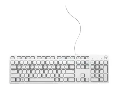 Dell KB216 - Tastatur USB QWERTY US International hvit
