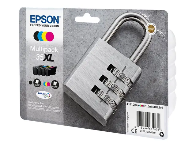 Epson 35XL Multipack - 4-pack - XL - svart, gul, cyan, magenta - o...