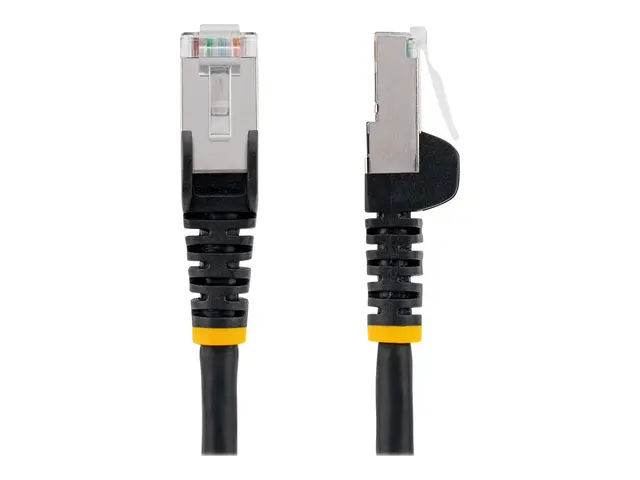 StarTech.com 7.5m CAT6a Ethernet Cable - Black Low Smoke Zero Halo...