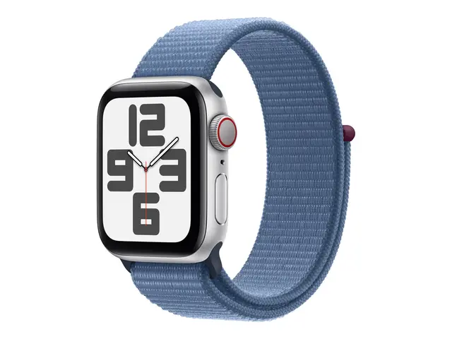 Apple Watch SE (GPS + Cellular) - 2. generasjon 40 mm sølvaluminiu...
