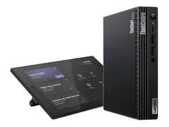 Lenovo ThinkSmart Tiny Kit - Videokonferansesett (Lenovo ThinkSmart Controller, beregnesystem) med 1 Year Lenovo Premier Support - ravnsort