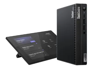 Lenovo ThinkSmart Tiny Kit - Videokonferansesett (Lenovo ThinkSmart Controller, beregnesystem) med 1 Year Lenovo Premier Support - ravnsort