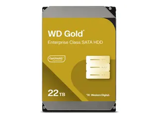 WD Gold WD221KRYZ - Harddisk - Enterprise 22 TB - intern - 3.5&quot; - SATA 6Gb/s - 7200 rpm - buffer: 512 MB