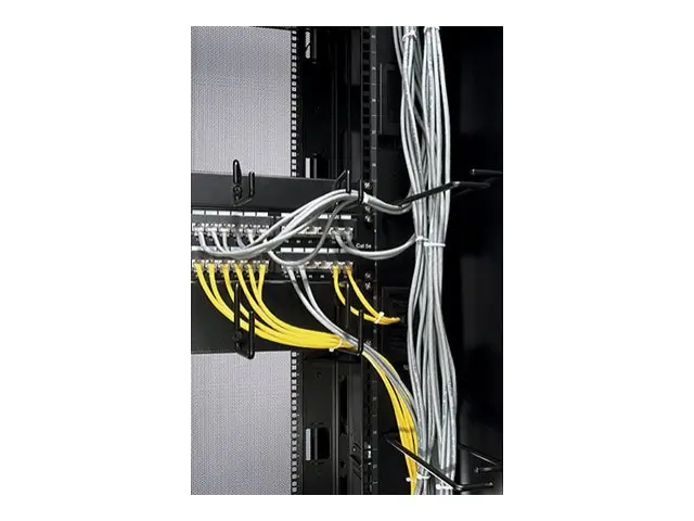 APC - Kabelordner - svart - 2U - for NetShelter EP; NetShelter ES;...