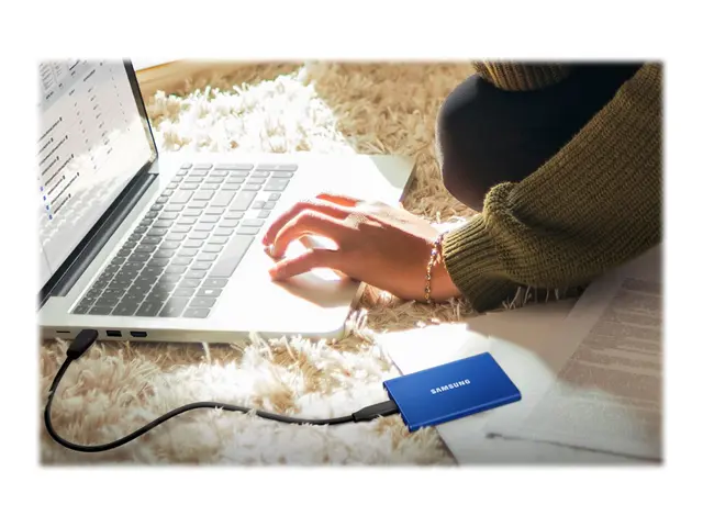 Samsung T7 MU-PC1T0H - SSD kryptert 1 TB ekstern (bærbar) USB 3.2 ...
