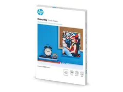 HP Everyday Photo Paper - Blank - A4 (210 x 297 mm) 200 g/m² - 100 ark fotopapir - for Officejet 20X, 38XX, 46XX, 52XX, 6000 E609, 68XX, 80XX; Photosmart B110, Wireless B110
