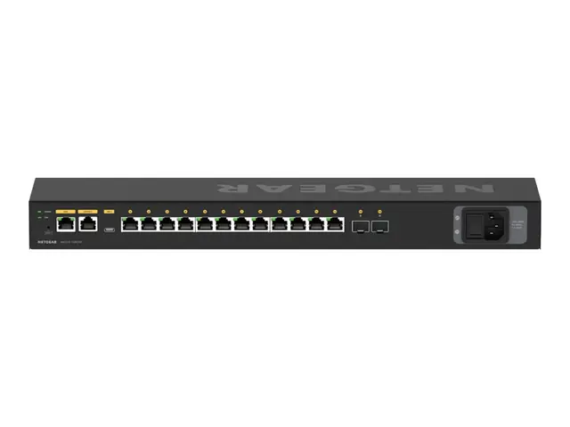 NETGEAR AV Line M4250-12M2XF - Switch - L3 - Styrt - 12 x 10/100/1...