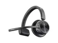 HP Poly Voyager 4310-M - Voyager 4300 UC series hodesett - on-ear - Bluetooth - trådløs, kablet - USB-C - svart - Certified for Microsoft Teams